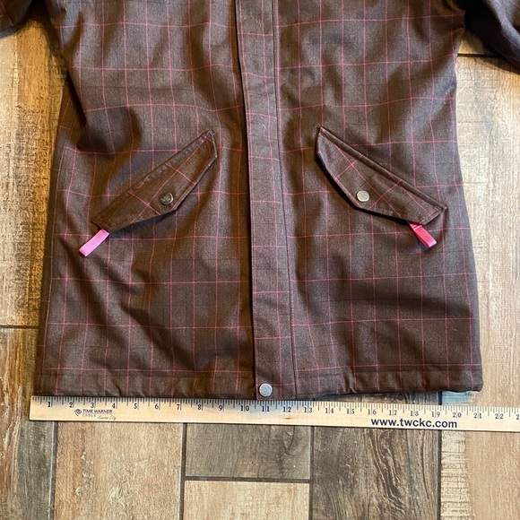 Northface Hyvent Pink and Brown Jacket - Picture 11 of 12
